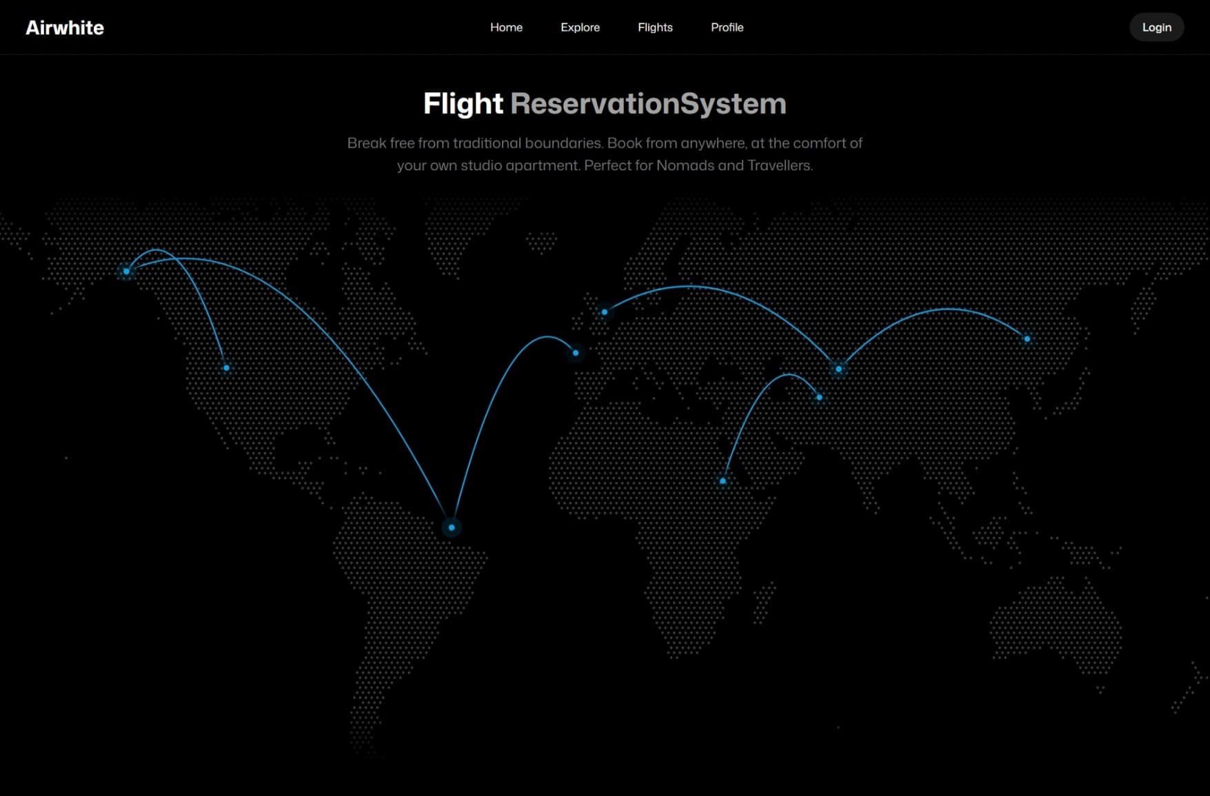 Flight Reservation System Preview