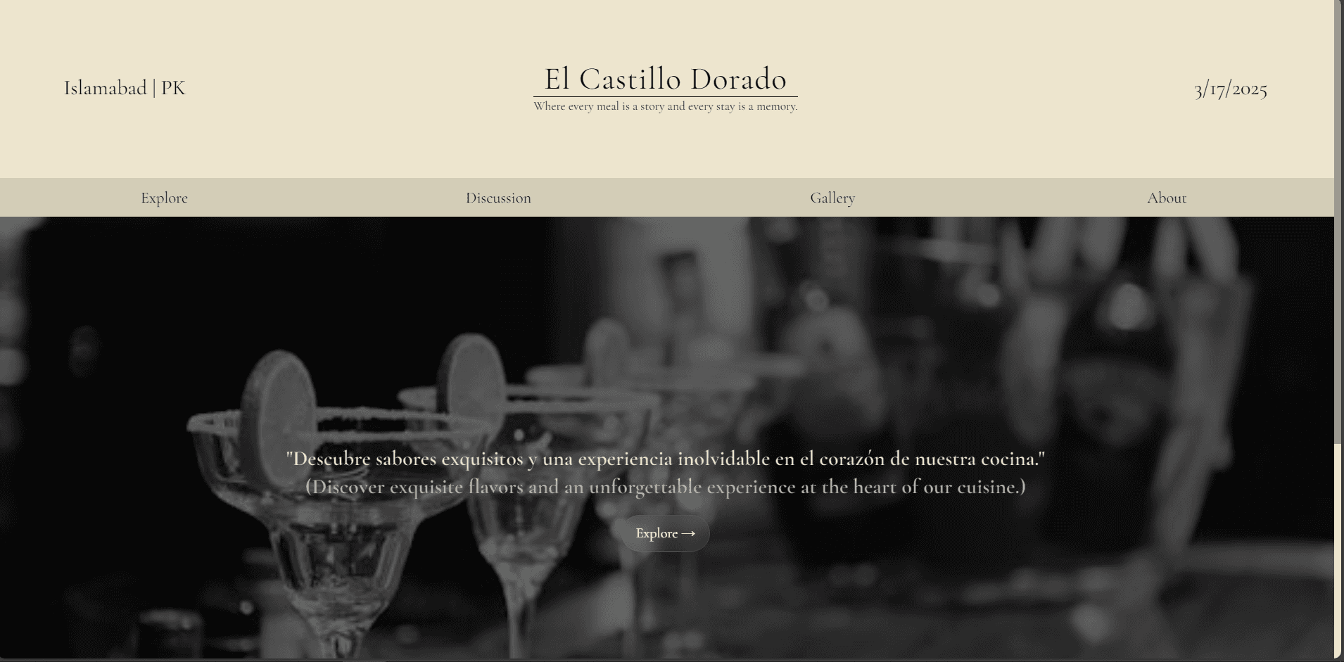 Food & Hotel Recommendation Preview